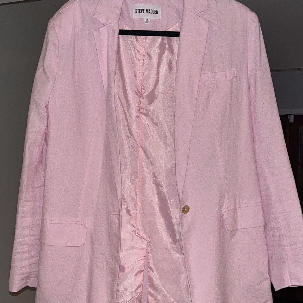 Steve Madden Light Pink Women's Blazer